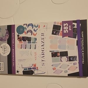 Happy Planner Sticker Book - The Stargazer (maroon band)